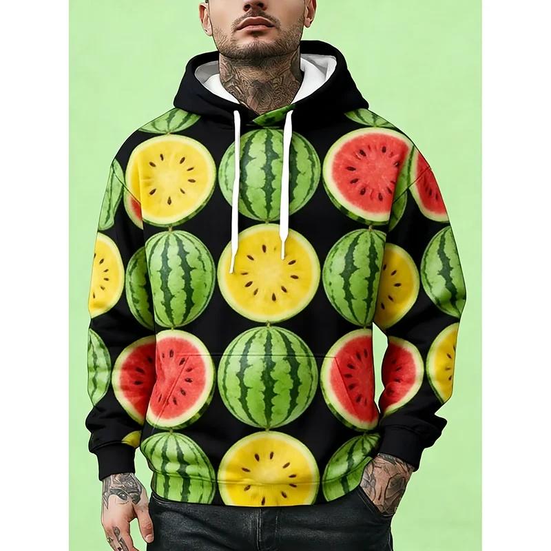 Kolorowy Pulower z Kapturem i Pełnym Nadrukiem w Kropki na Kolorowym Tle Dla Mężczyzn Kobiet Impreza Karnawałowa Prezent Kurtka Oversize Casual Zabawny