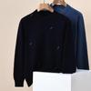 Hengyuanxiang Men's 100% Pure Wool Round Neck Sweater