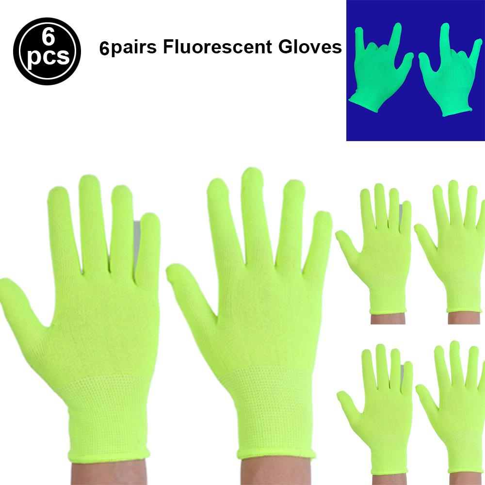 6 12 24 30 ks Neonové párty potřeby Neonové formální klobouky Svítí ve UV světle Párty fluorescenční klobouk UV světlo Párty dekorace Dospělí 5