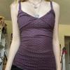 Y2K Polkadot Backless Gerimpelde Tanktop - Sexy Figuurcorrigerende Europese & Amerikaanse Stijl Camisole voor Vrouwen