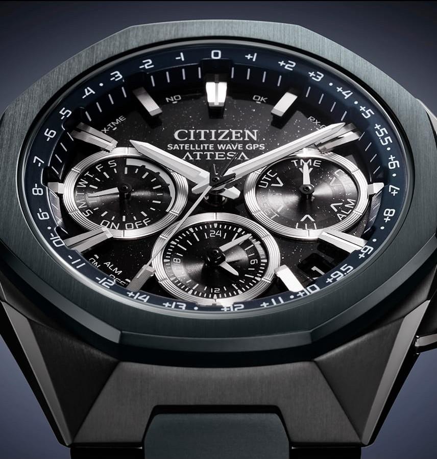 Citizen Hodinky ATTESA Satellite Wave GPS Blue Universe Super Titanium CC4106-74E