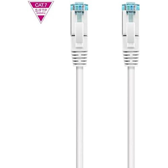 Câble réseau Cat.7 - NANO CABLE - 10.20.1702-W - 600MHZ - LSZH - 2 m