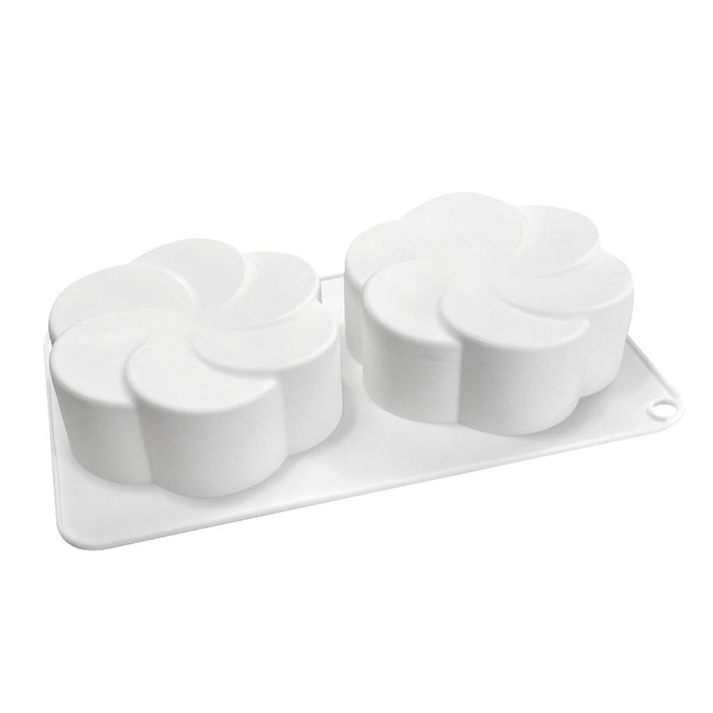 Flexible Silicone Flower Mousse Molds Functional Fan Shape Silicone Molds Perfect For Baking And Crafting Projects