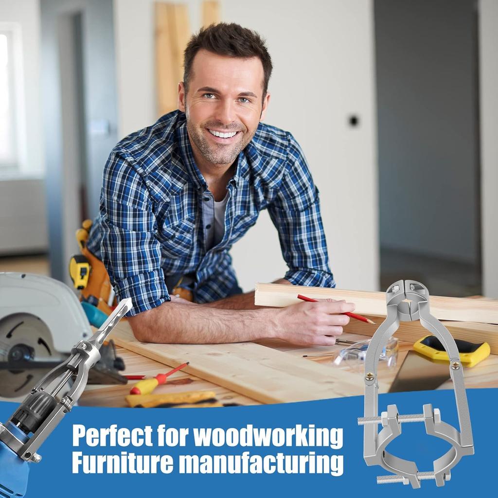 Square Hole Drill Bit Adapter Bracket for Drill Machine - Quickly Install Disassemble (1 Pcs)