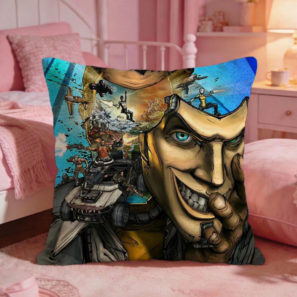 Game BBorderlandss Cushion Cover Premium Comfort Reversible Pillow Cove Two In One Design for Any Room Car Interior
