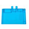Silicone Heat-Resistant Soldering Pad with Magnetic Sections for Electronics Repair - Model TE-603