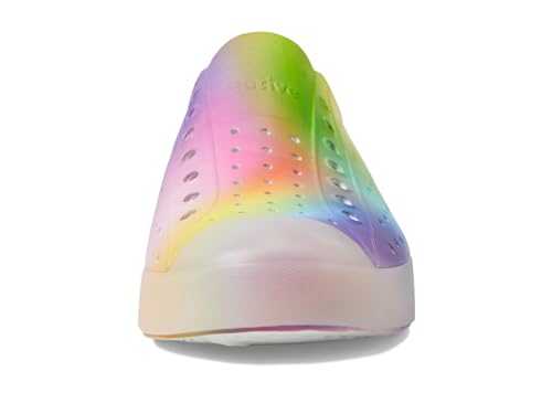 Chaussures d'eau Jefferson Print Native Shoes, Blanc Coquillage/Transparent/Dégradé Arc-en-ciel, Pointure 23,5 cm (ré)