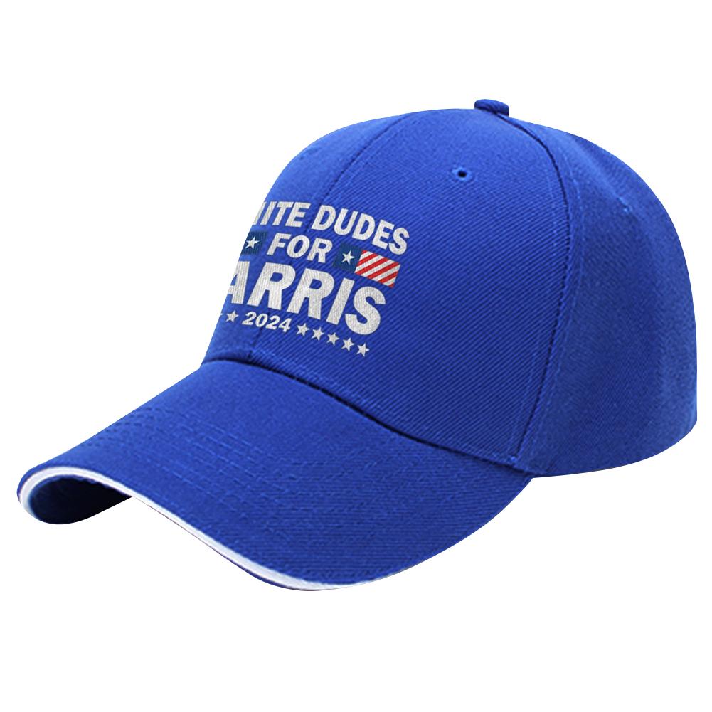 

White Dudes for Harris Президентская шляпа Регулируемая кепка дальнобойщика для занятий спортом на открытом воздухе