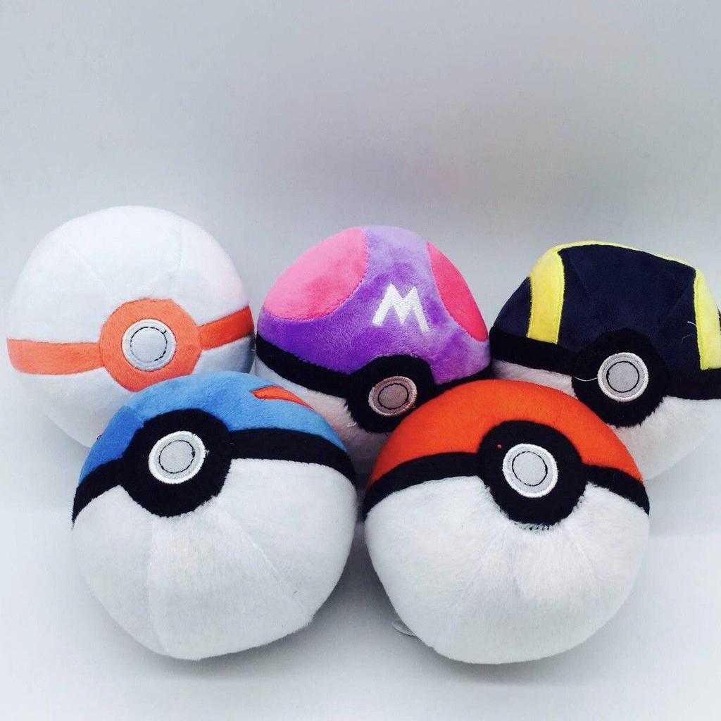 Entzückendes 4,7" Pokemon Pokeball Plüsch Stofftier für Kinder