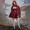 Halloween Captivating Costume For Women With Exquisite Cloak And Skirt Featuring Elegant Design