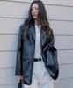 Step Around Oversized Faux Leather Jacket_Black