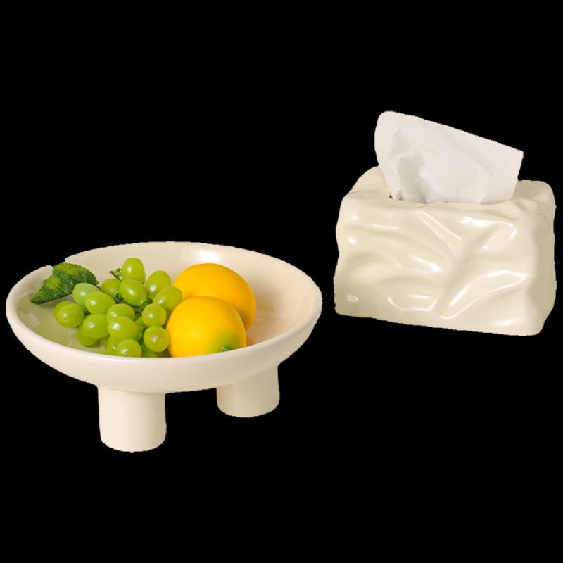 Yisanwei Light Luxury Ceramic Tissue Box