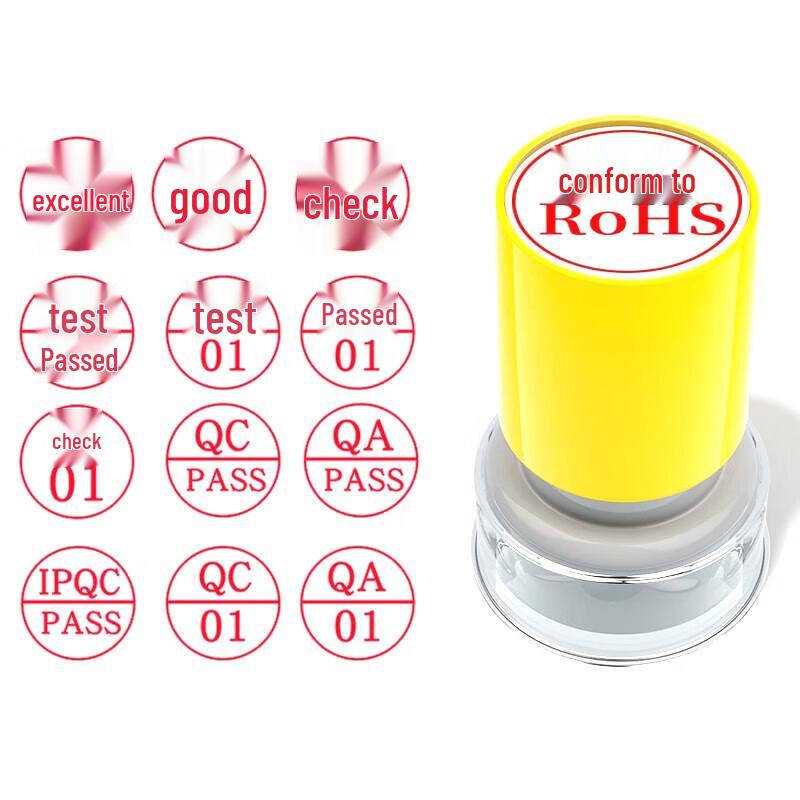 Customizable Round Stamp 15mm Diameter