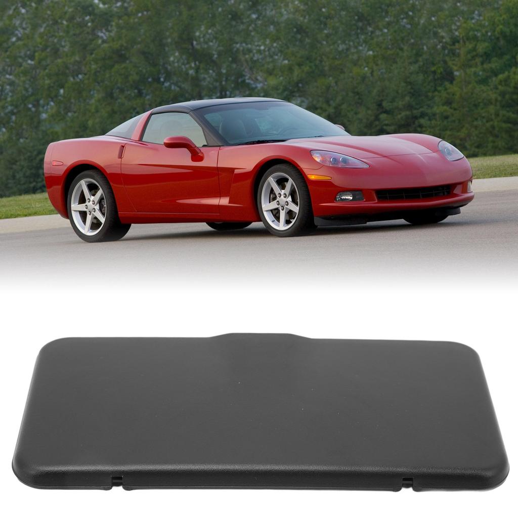Sun Visor Vanity Mirror Cover Driver Or Passenger Side Visor Mirror Lid Replacement for Corvette C6 Black
