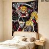 Amane Misa Death Note Wall Tapestry Aesthetic Wall Hanging Printed Fabric Blanket Decorative Tapestries For Bedroom Living Room Home Decor