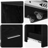 Bathroom Furniture Set Black Oak Look 22 x 41 x 135 cm
