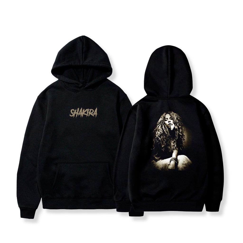 Felpa Las Mujeres Ya No Lloran World Tour Shakira Felpe Grafiche Casual Larga Oversize Felpa con Cappuccio Tuta di Alta Qualità Abbigliamento Femminile Maschile