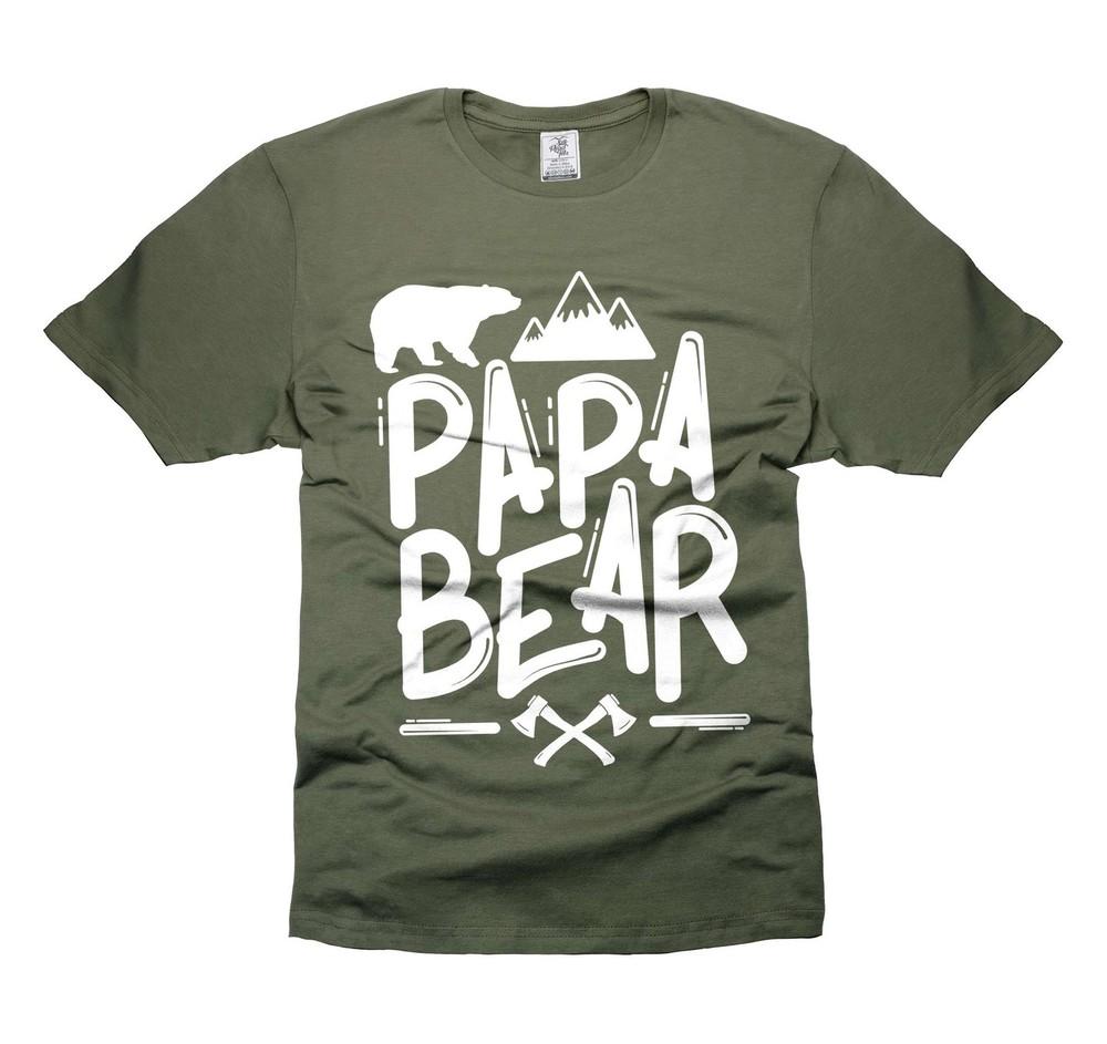 Papa Shirt Bear Shirt Father s Day Papa Tee Papa Birthday Gift Tee Papa Gift Unisex T-Shirt XL