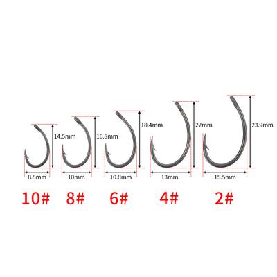 Profesyonel Balık Kancaları Takım Terminal 50 Adet Sazan Kaba