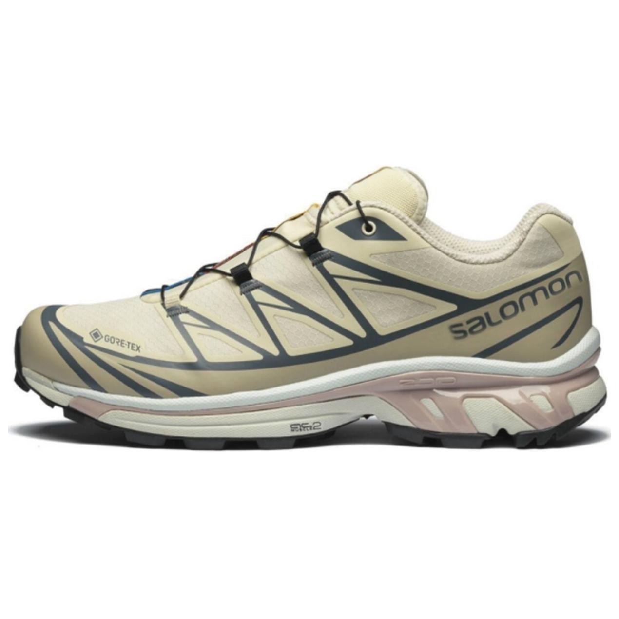 

Кроссовки Salomon XT-6 Almond Milk Mauve Unisex Feather-Gray L47581200 38⅔