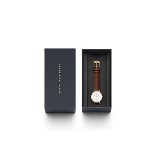 Daniel Wellington Petite Watch, 32mm, Double-Plated Stainless Steel (316L) with Gold, Gold, 32mm