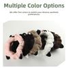 Car Steering Wheel Cover Winter Non Slip Cartoon Bear Plush Standard Fit 38cm Warm Protector Decoration Warm
