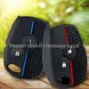 Silicone Honeycomb Pattern Key Case for Renault Kadjar 2-Button and Mercedes Smart Keys