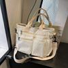 Borsa da Donna in Velluto a Coste di Grande Capacità Nuova Borsa a Spalla Singola Crossbody da Donna Borsa da Sottobraccio Stile Pigro Trasporto Casuale
