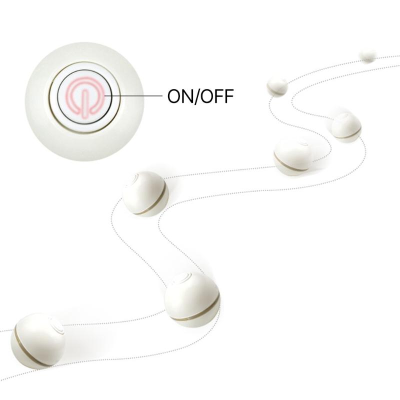 Dog Chasing Toy Ball Automatic Rolling Ball Cats Toy Interaction Pet Teaser Ball Toy Auto-Moving Cats Training Toy Gift