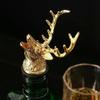 New Deer Head Pourer Detachable Oil Wine BottlePourer Cap Spout Stopper Mouth Dispenser Bartender Kitchen Tools Bar Accessories