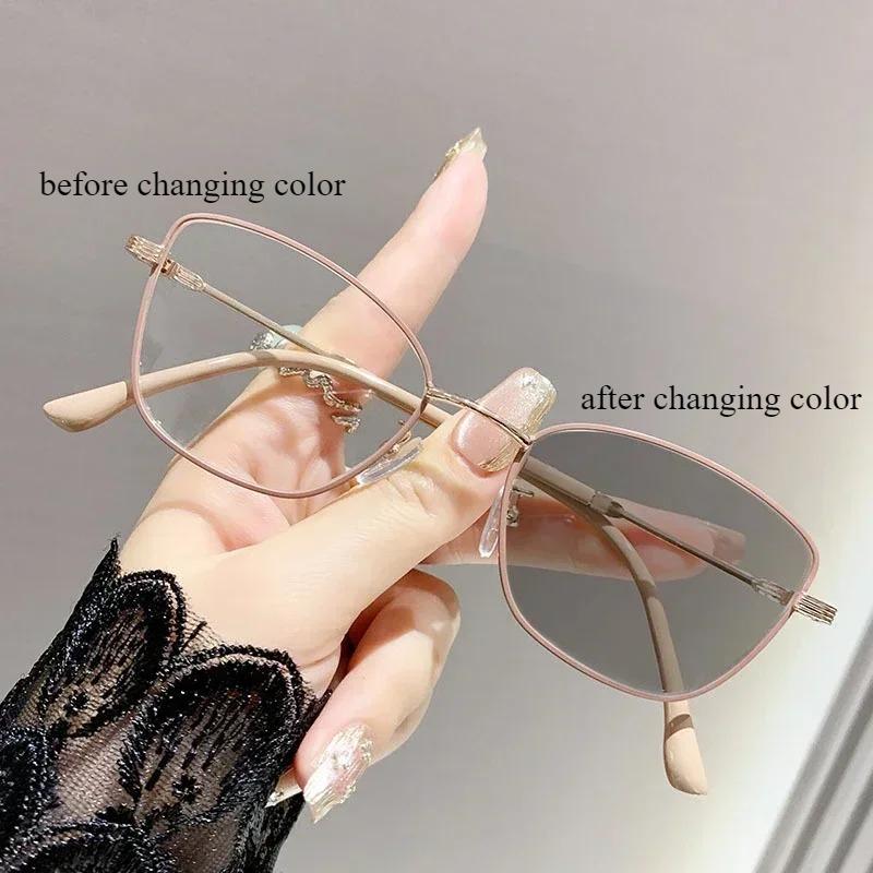 Classic Square Small Frame Myopia Glasses Vintage Cat Eye Near Sight Glasses Women Clear Lens Short-sighted Eyeglasses