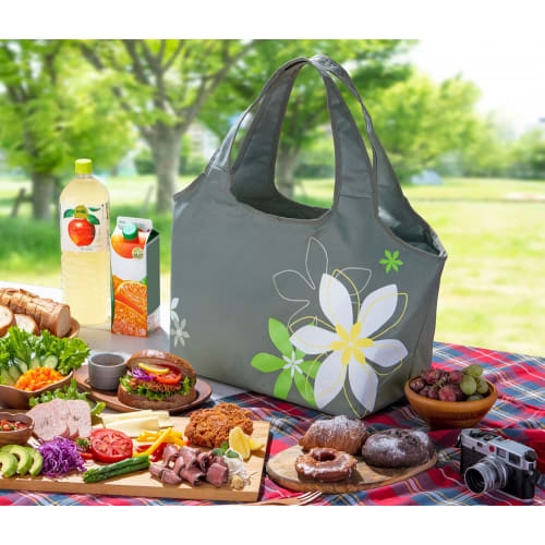 Takagi Metal Eco Bag, 28L, Livlan Cool Bag, Zipper Type, NV-LB28