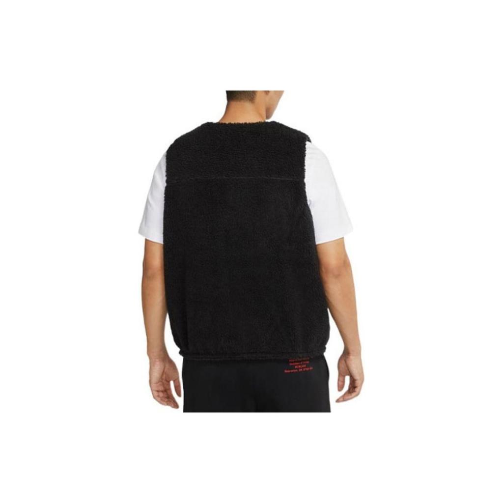 Nike Reversible Fleece Vest With Logo Print And Pocket Detail Men Vest Purple DQ4879-010