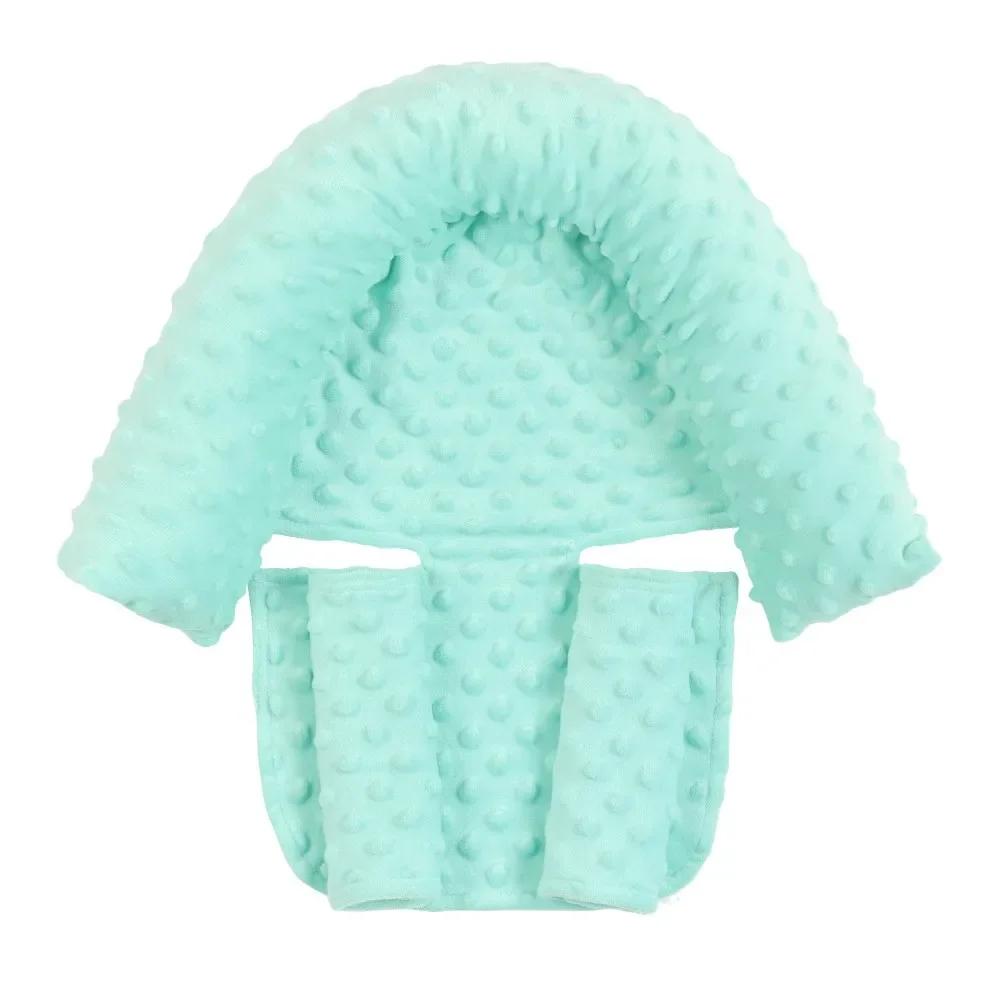 Non-Toxic Baby Car Safety Soft Sleeping Head Support Pillow With Matching Seat Belt Strap Covers Baby Carseat Neck Protection Headrest