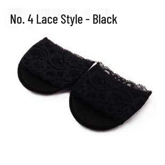 

Мягкая губка Противоскользящий кружевной стринг Пип-то носок Высокий каблук Стелька-подушечка One Size