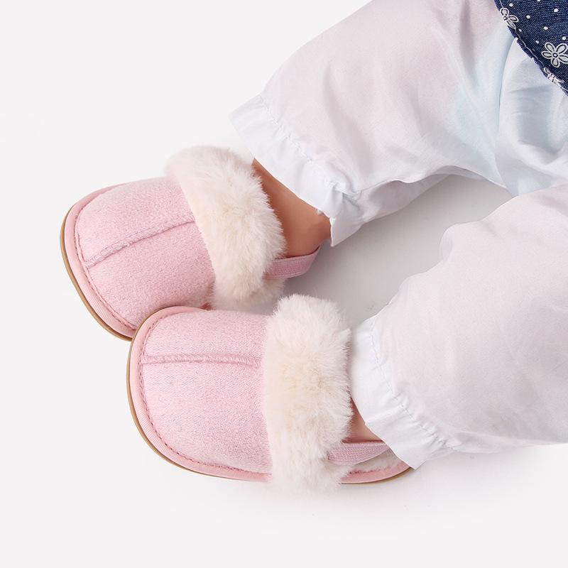 0-1 Year Old Baby Soft Sole Cotton Shoes for Autumn/Winter - Elastic Walking Shoes BC2345