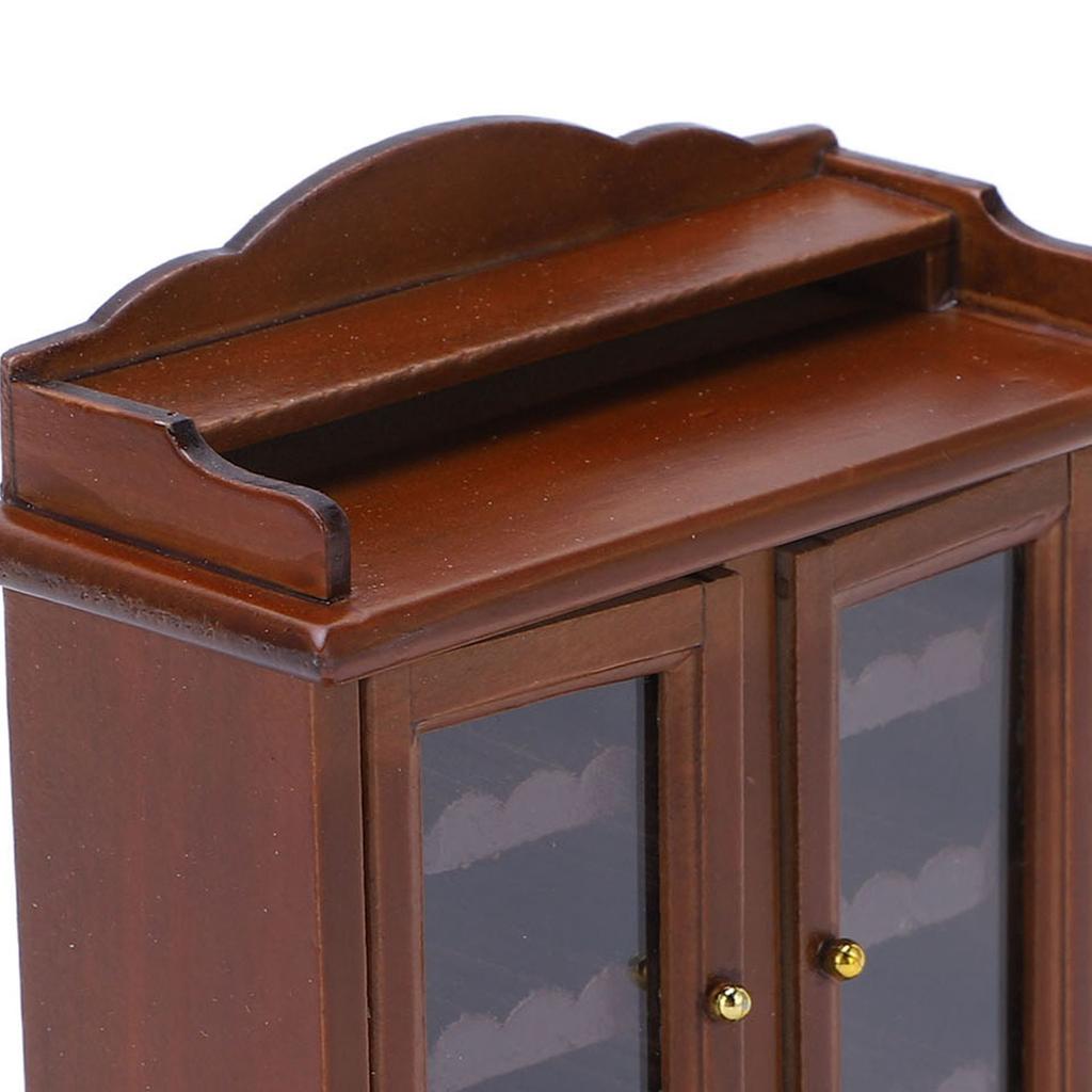 Wooden Cabinet Elegant Ature Cabinet Furniture for 1Celsius12 Doll House