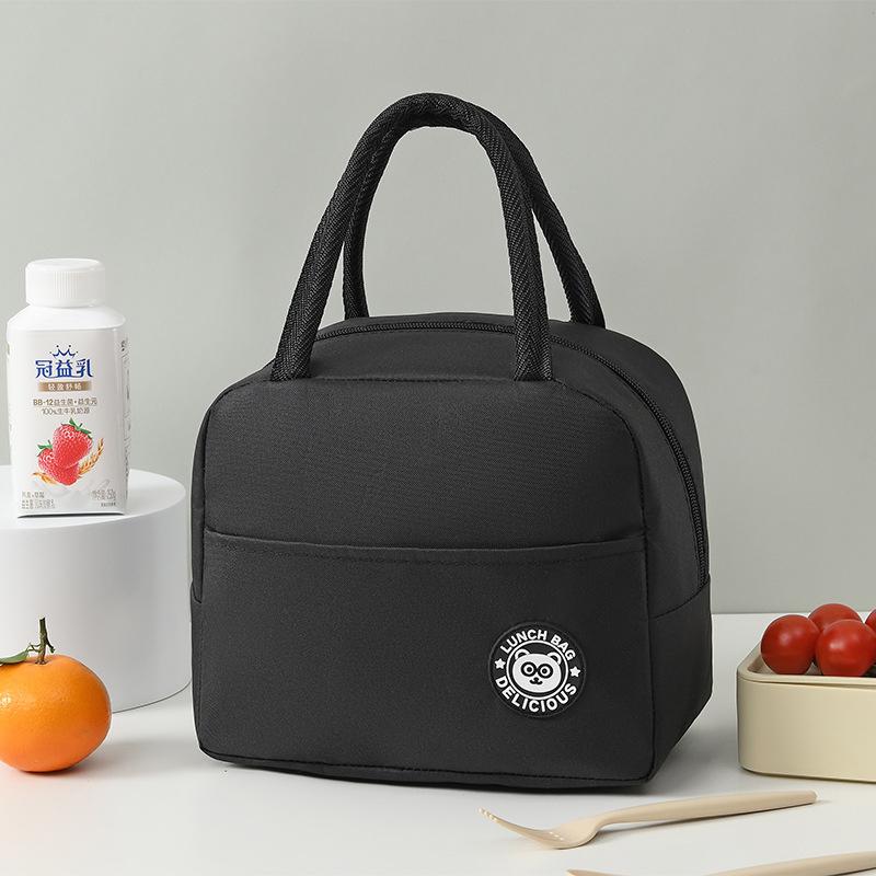 Simple Lunch Box Bag Student Bento Bag Portable Thermal Insulated Lunch Box Insulation Bento Pack Student Bento Lunch Handbag
