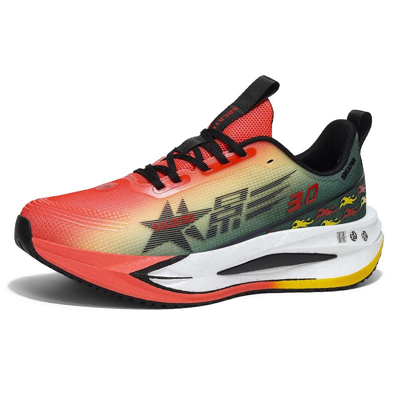 Mens Running Shoes 2026 New Mesh Breathable Daily Sports Trendy Lightweight Tennis Shoes Flat Comfortable Sneakers for Men 36 красный