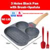 Thickened Omelet Egg Frying Pan with Lid Nonstick 4 Cups Pancake Fried Egg Pan for Breakfast Skillet Egg Cooker Pan Mold