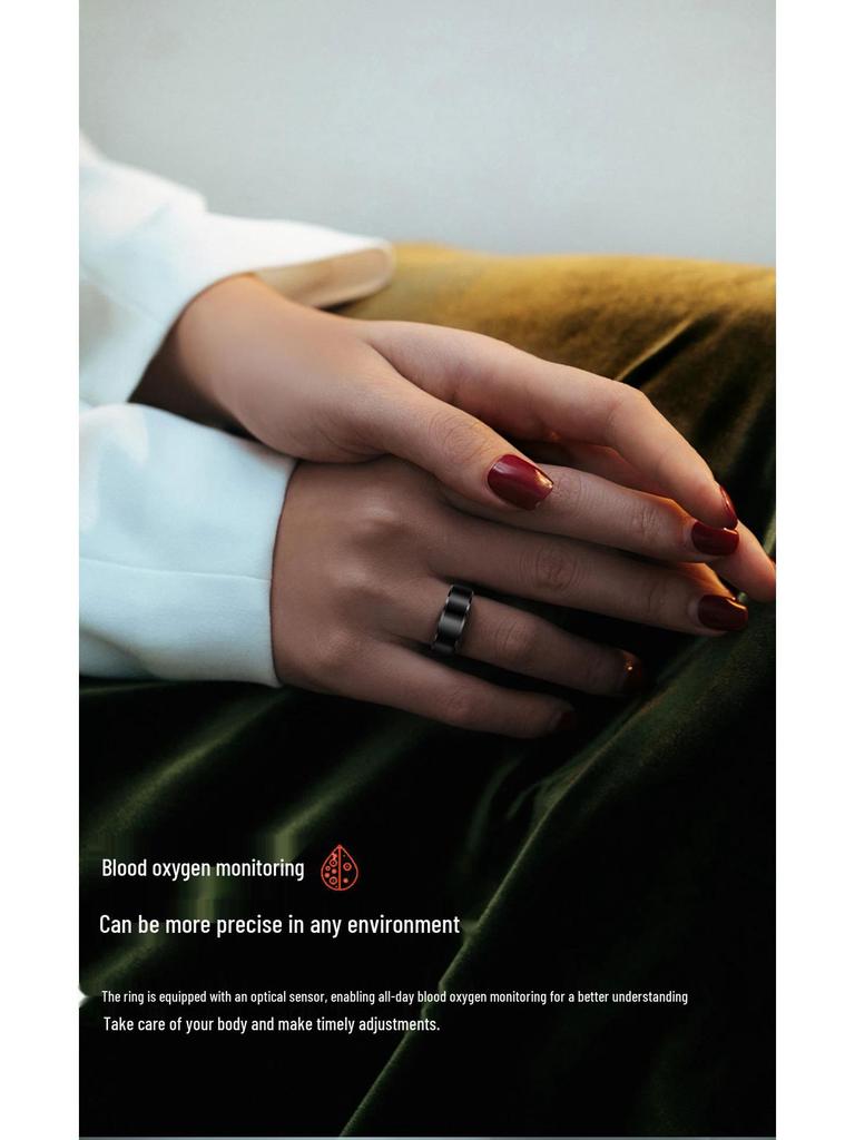 R6 Smart Ring: Sleep, Exercise, Pedometer, Waterproof, Bluetooth, Heart Rate & Blood Oxygen Monitor
