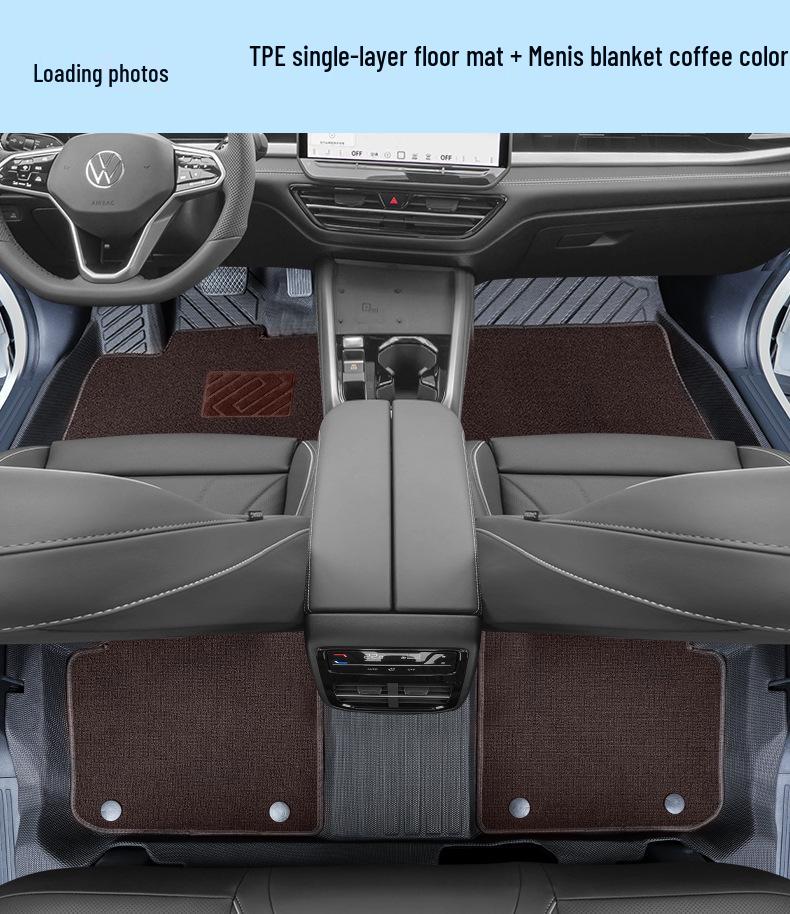 Volkswagen Passat Fully Enclosed TPE Floor Mats, Car-Specific, Original Color, 25 Model Compatibility, Double-Layer Design