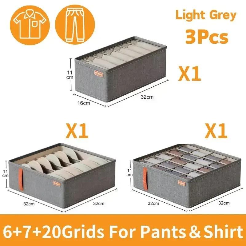 Tiroir de meuble de chambre à coucher, organisateur de sous-vêtements, armoire, organisateur de vêtements, chaussettes, soutien-gorge, boîtes de rangement pour vêtements, pantalons, chaussettes
