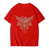 Neues Unisex und Unisex Vielseitiges T-Shirt Muster Gedruckt Sommer Vitalität Voll Kurzarm Street Style Lässige Kleidung Tshirt