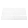 50pcs Watercolor Paper Blank Bookmarks with Tassels Holes Paintable Reusable Blank Book Page Markers for Birthday