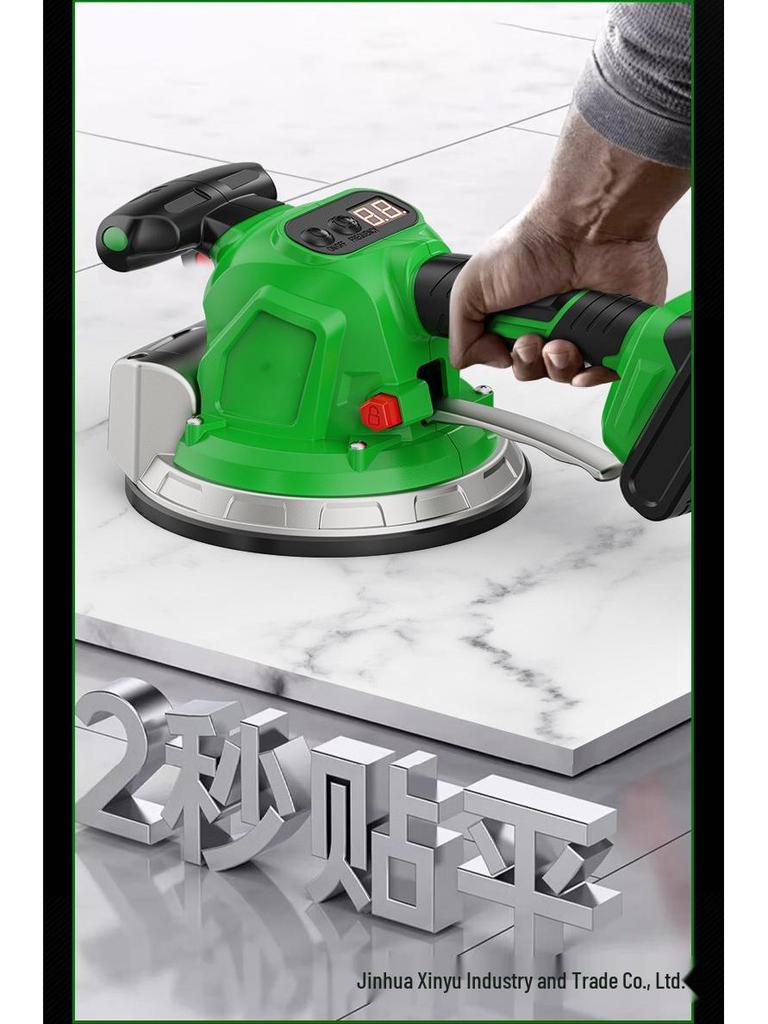 High-Power Lithium Battery Tile Leveler & Vibrator for Floors and Walls