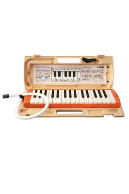 Cloth Yamaha Pianica Keyboard Harmonica 32 Keys Orange Compliant with Food Sanitation Law Pursuing Ease of Use for Children Similar Color Plastic Hard