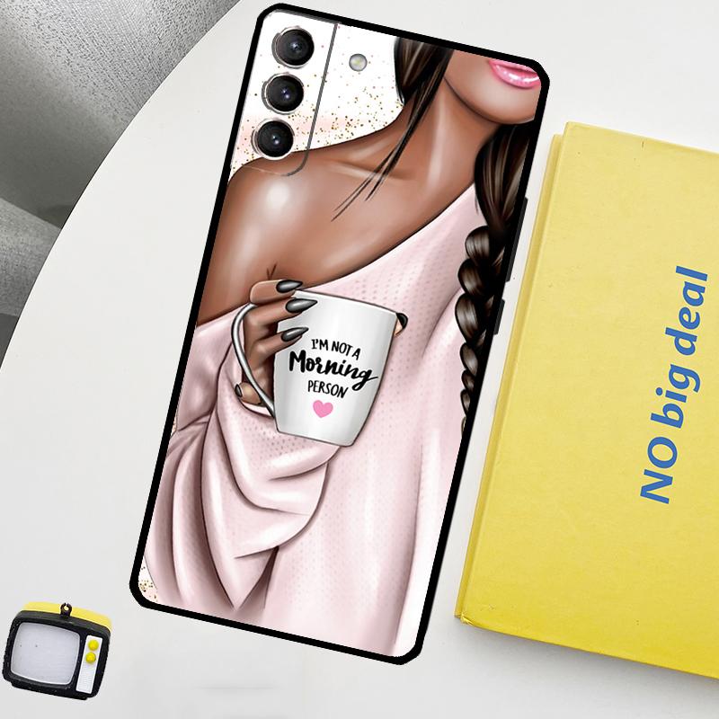 Familie Mom Girl Women Phone Case For Samsung Galaxy S25 S26 Ultra S20 S21 S22 S23 Plus S24 Ultra S10 S25 FE Cover