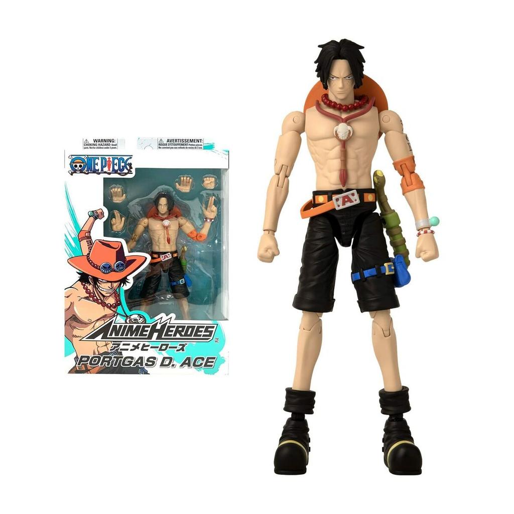 Action Figure One Piece Bandai Anime Heroes: Portgas D. Ace 17cm