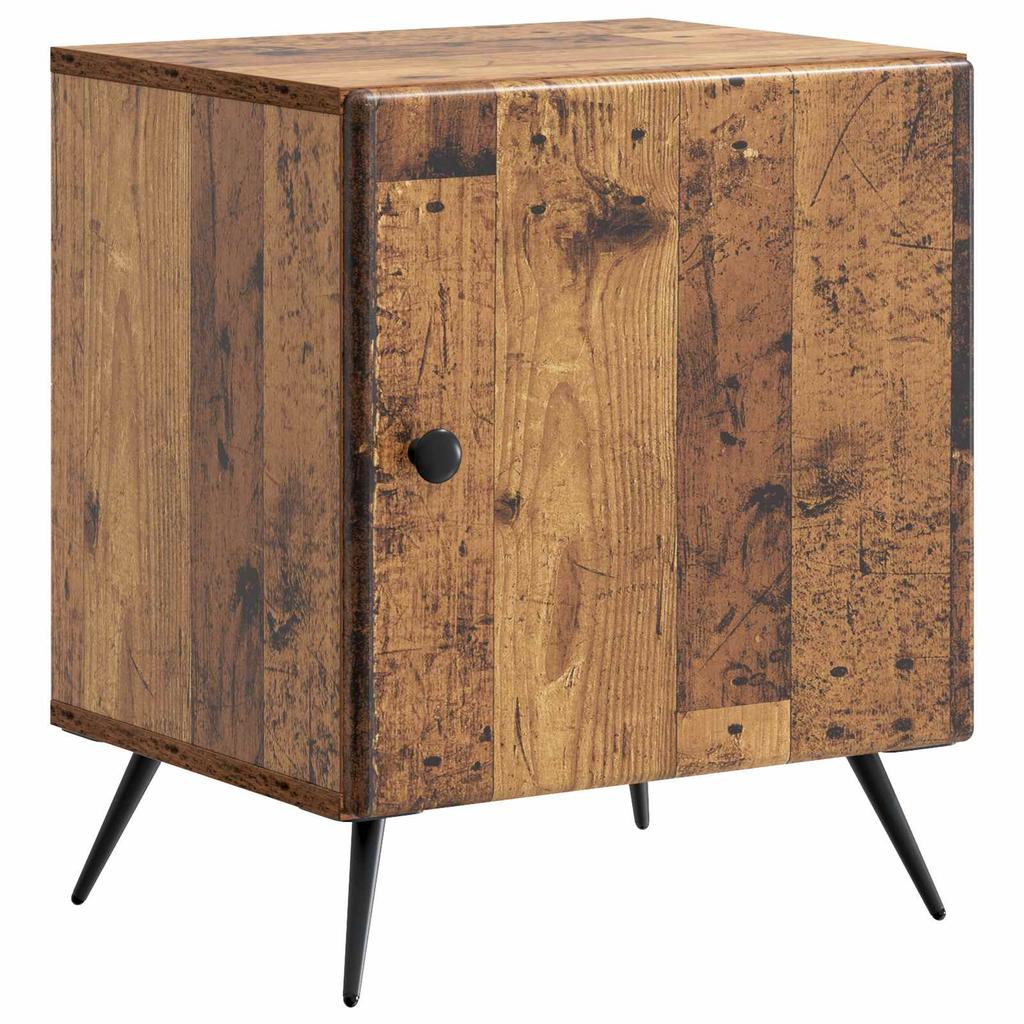 Vintage style Nightstand Reclaimed Wood Look 43 x 34.5 x 50 cm Engineered Wood